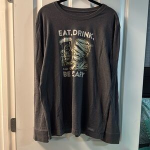 Life is Good Long sleeve Halloween Tee